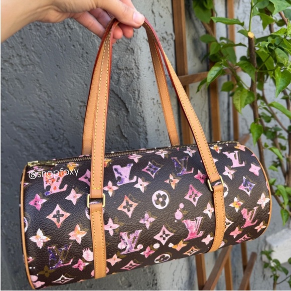 Louis Vuitton Handbags - Louis Vuitton Richard Prince Monogram Watercolor Papillon 30 Shoulder Bag